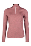 HKM Functional Rosewood Melange Women's Riding Shirt - SALE