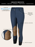 RJ Classics Gracie Mid-Rise Knee Patch Breech - SALE