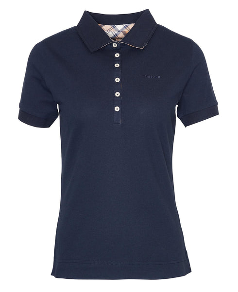 Tシャツ・カットソー BARBOUR Woman Polo Shirt Blue LML0634 NY12 Barbourアウトレット：ポロシャツ レディース - ブルー | GIGLIO