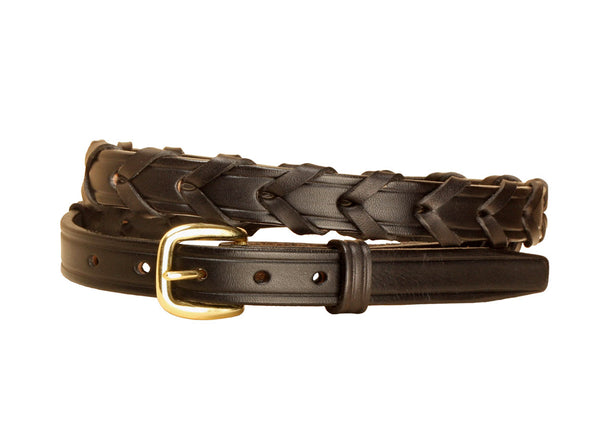 小物 Tory Leather Bridle Leather Belt 2280 34 Tory Leather 3/4” Laced Belt | North Shore Saddlery
