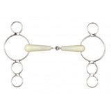 Happy Mouth 3 Ring Jointed Mouth Pessoa Gag Bit - North Shore Saddlery
