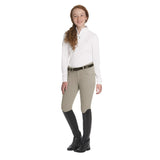 Ovation Children's Euro Melange Knee Patch Breech - North Shore Saddlery