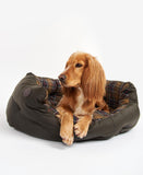 Barbour Waxed Cotton Dog Bed 35"