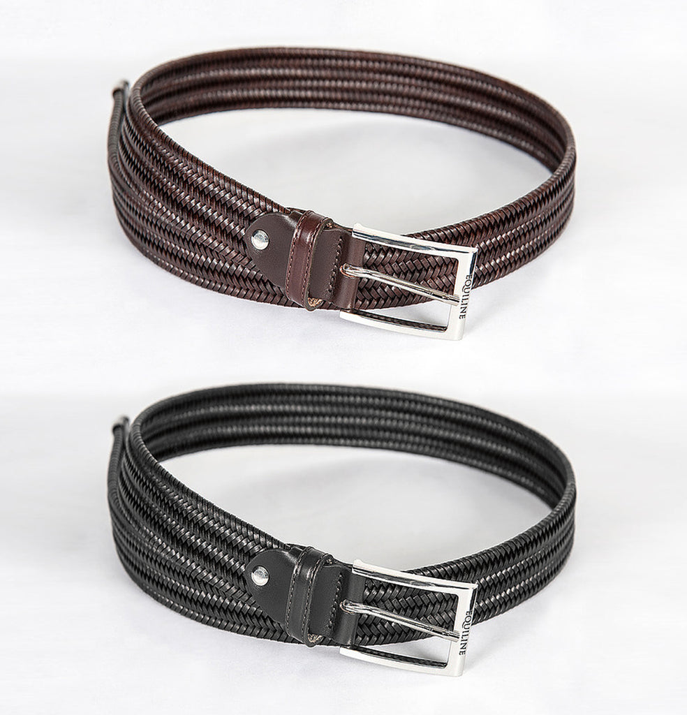 Equiline Logan Braided Leather Unisex Belt