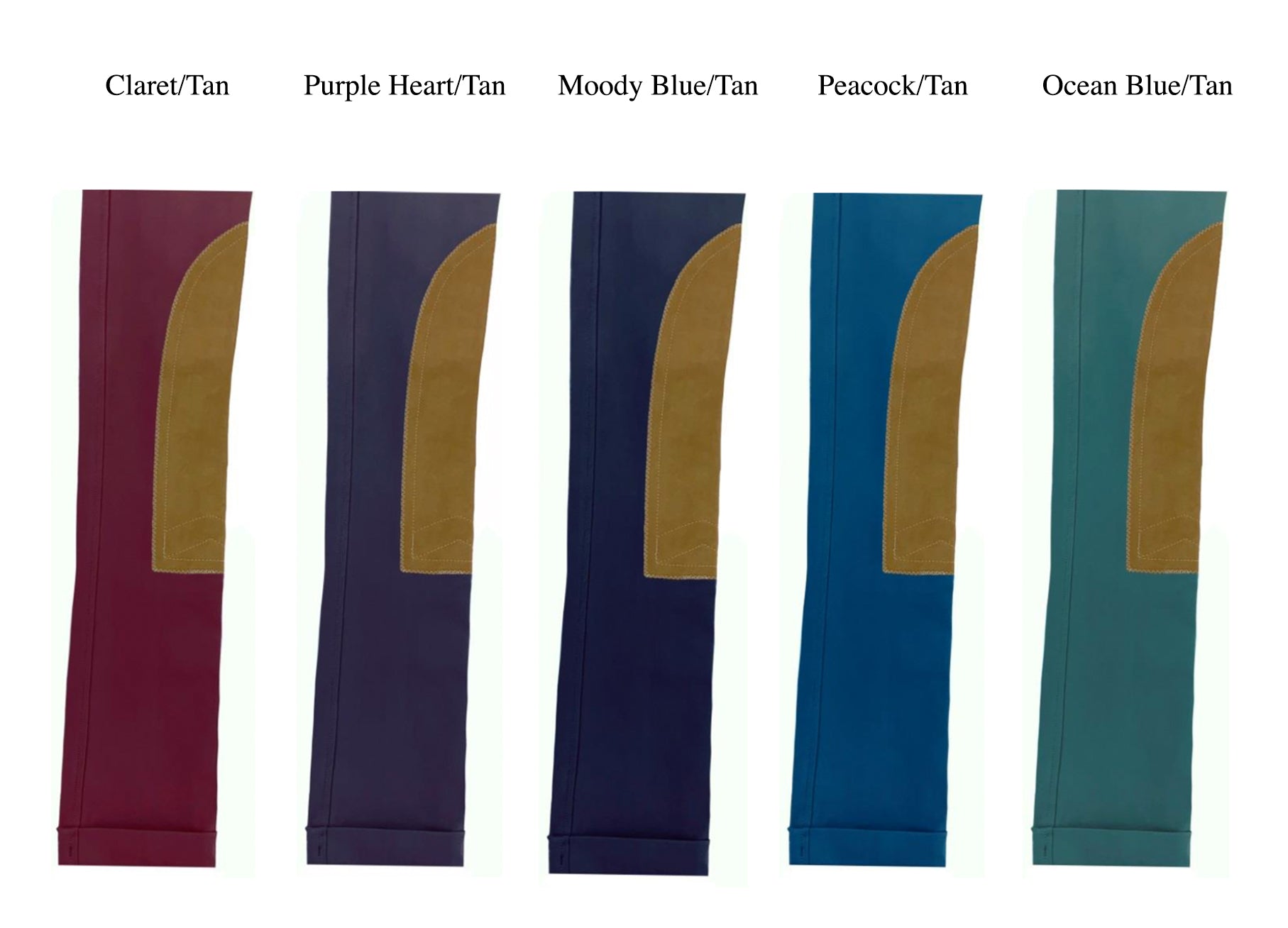 Tailored Sportsman Children's Front Zip Jodhpurs with Tan Knee Patches