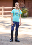 Kerrits Kids Coolcore Silicone Full Leg Riding Tech Tight