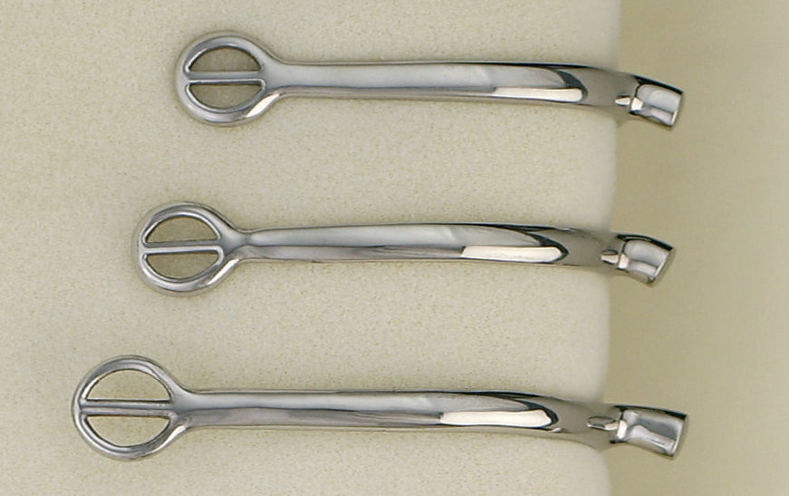 Centaur Stainless Steel Tom Thumb 1/4” Spurs
