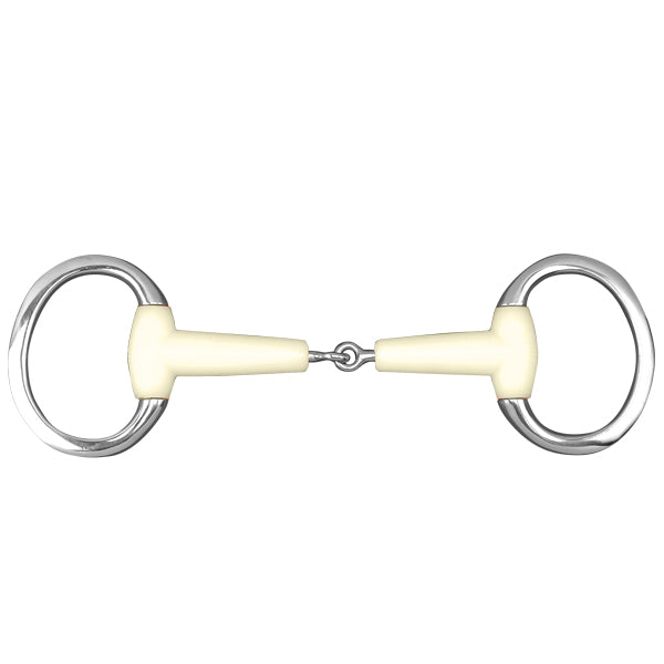 Happy Mouth Flat Ring Jointed Eggbutt Bit