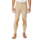 Ovation Men's EuroWeave Front Zip 4-Pocket Knee Patch Breech