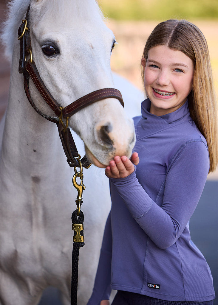 Kerrits Kids Wrap Neck Tech Riding Top