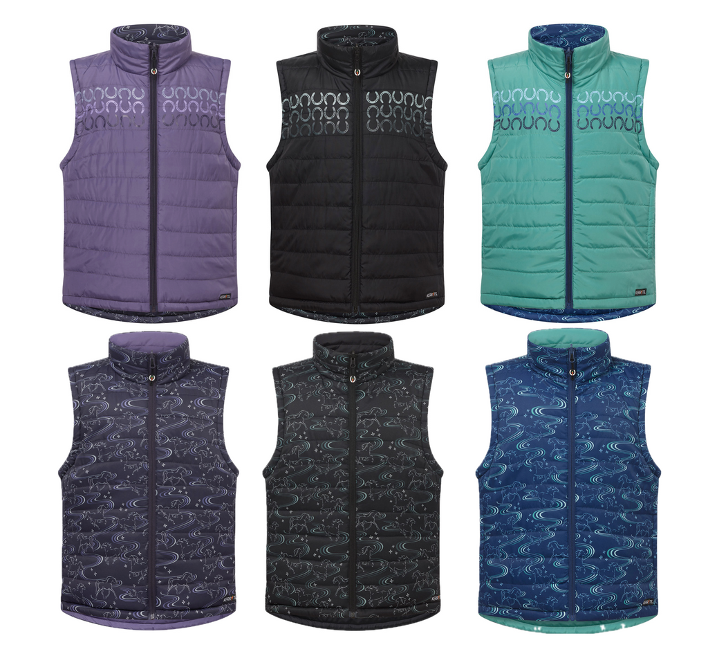 Kerrits Kids Ride the Wind Reversible Quilted Riding Vest