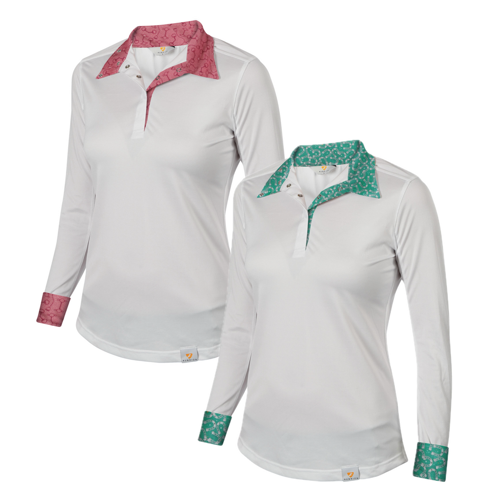 Aubrion Children's Equestrian Long Sleeve Show Shirt