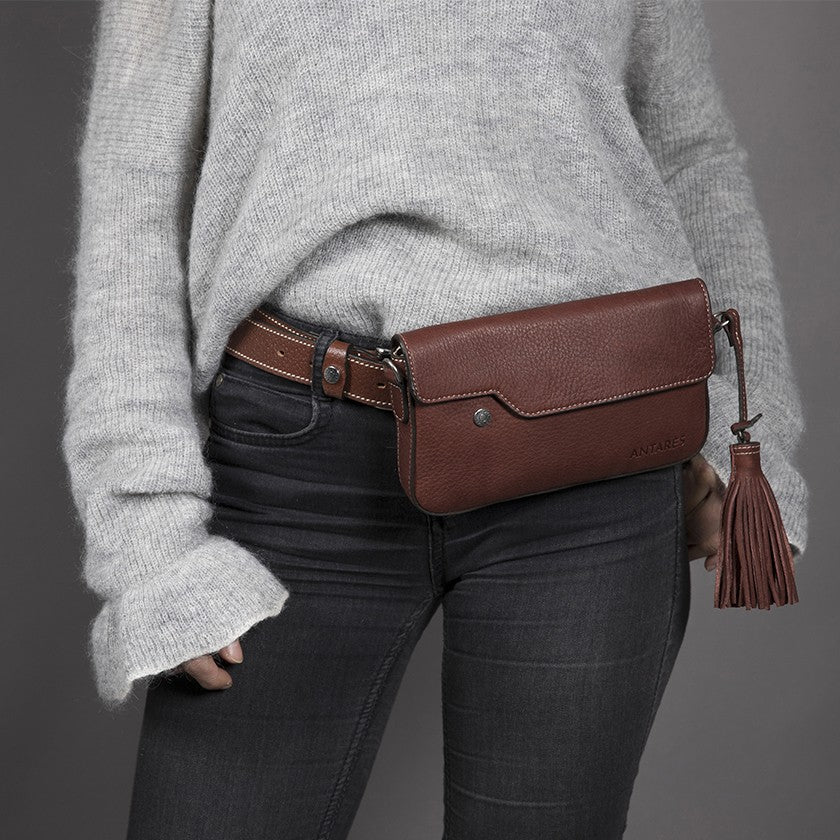 Antares Rio Horizontal Leather Pouch
