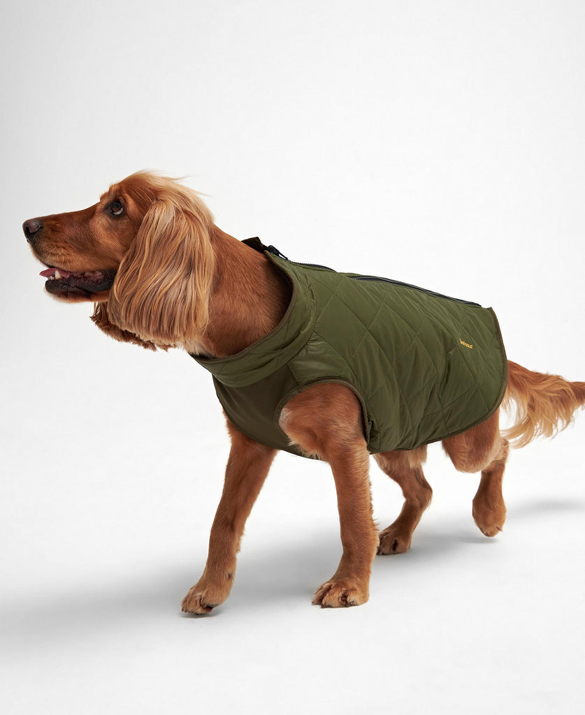 Barbour Reversible Quilted Borg Fleece Dog Coat