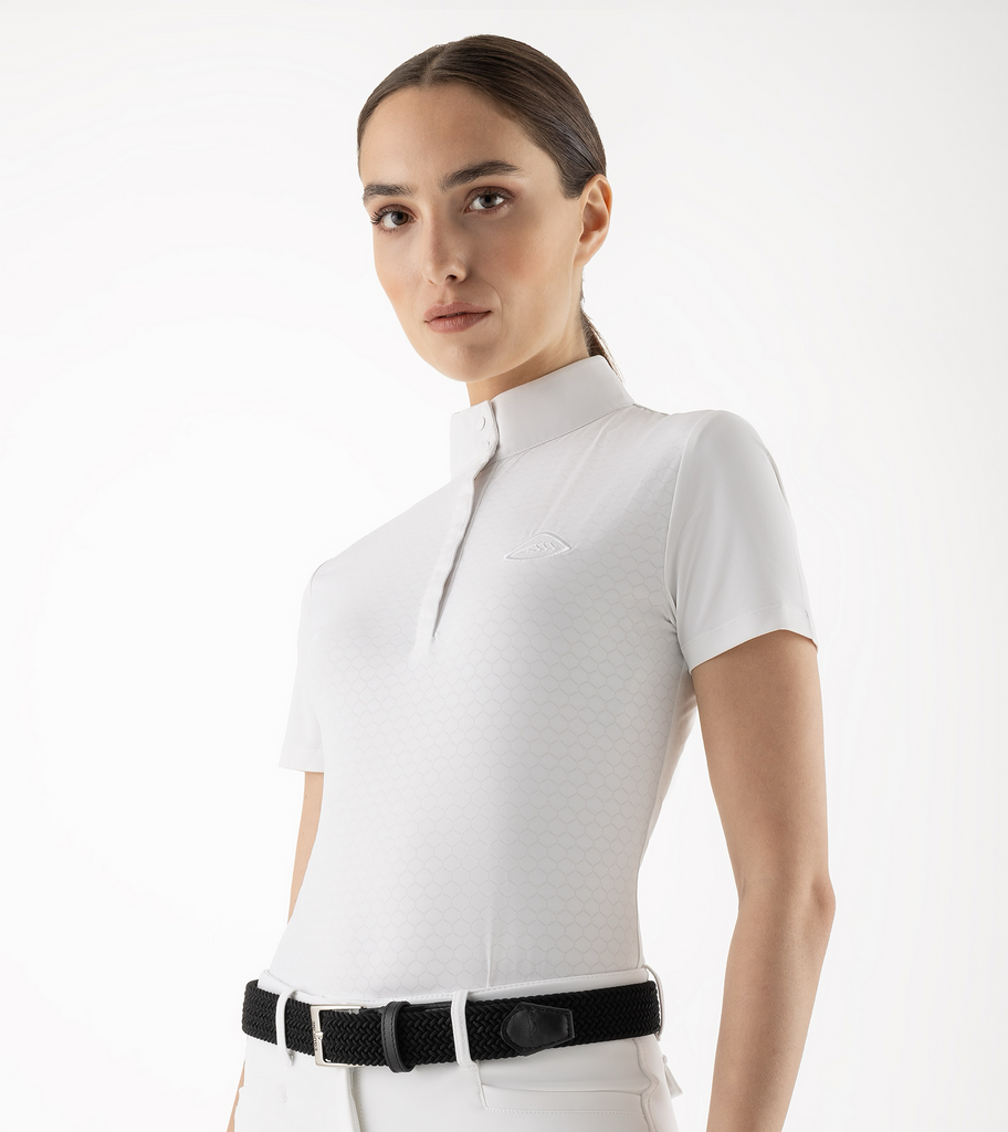 Equiline EqCuadro Short Sleeve Cooling Competition Polo