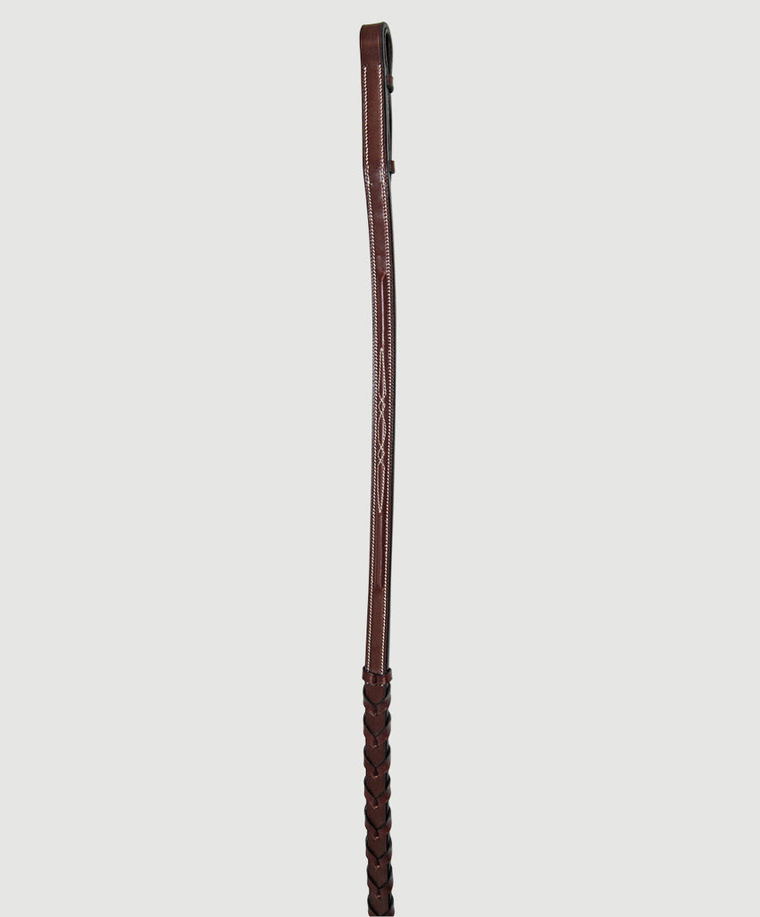 Hadfield Raised Fancy-Stitched Double Diamond Laced Reins