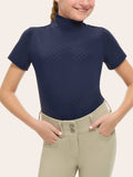 RJ Classics Jodi Jr. Mock Neck Short Sleeve Shirt