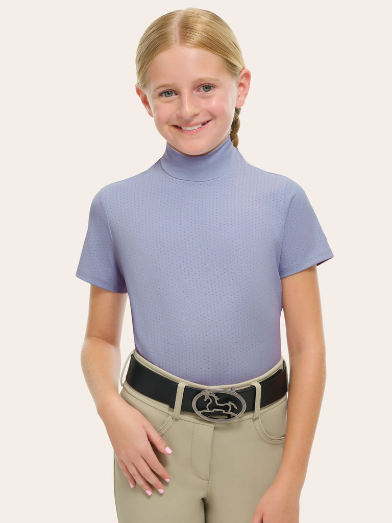 RJ Classics Jodi Jr. Mock Neck Short Sleeve Shirt
