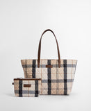 Barbour Wetherham Quilted Tartan Tote Bag