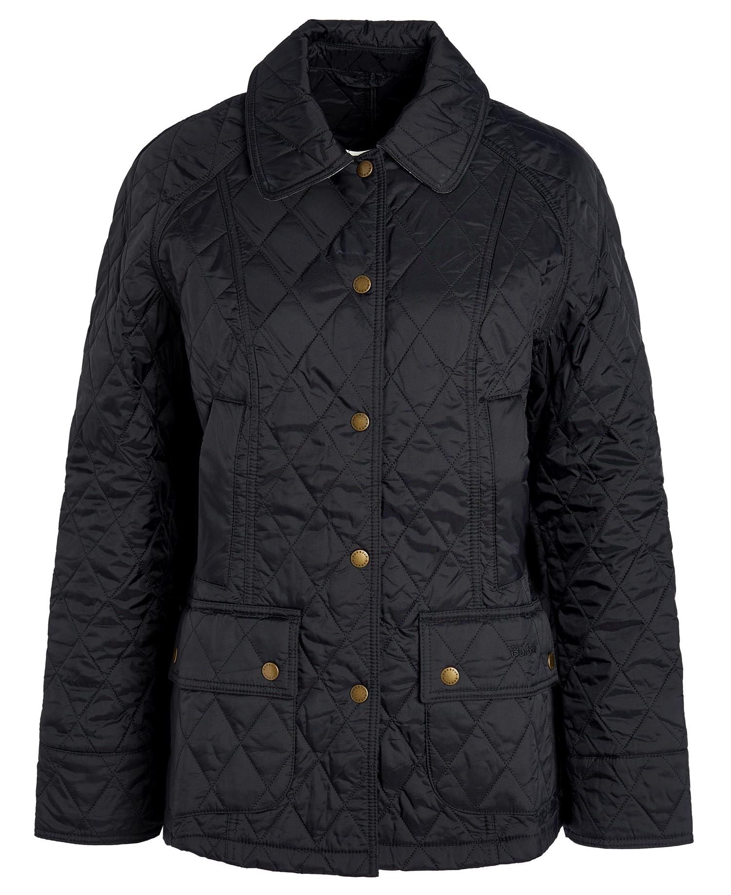 Summer Beadnell Quilted Barbour White Quilted Jacket Light Sand