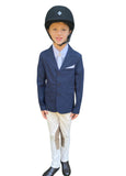 Belle & Bow Boys Max Navy Show Coat