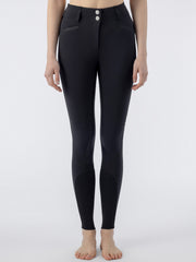 Equiline Crystalek High Waist Knee Grip Breech with Crystals