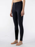 Equiline Crystalek High Waist Knee Grip Breech with Crystals