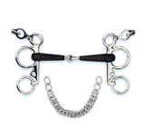 Stubben STEELtec Pelham Rubber Mouth Bit 2242