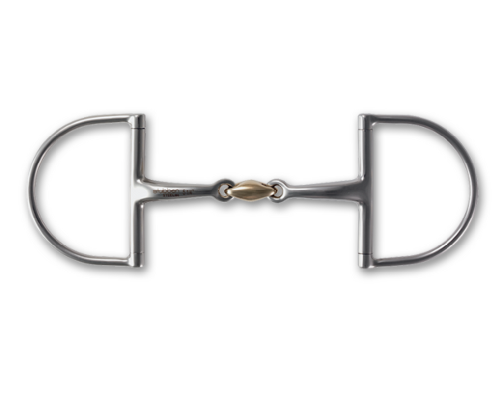 Stubben STEELtec D-Ring Double Jointed Bit #2250