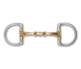 Stubben Anatomic D-Ring Snaffle Double Jointed Bit #2252