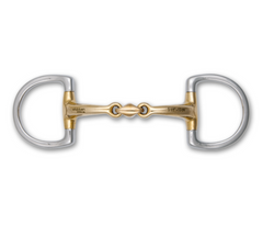 Stubben Anatomic D-Ring Snaffle Double Jointed Bit #2252 - SALE