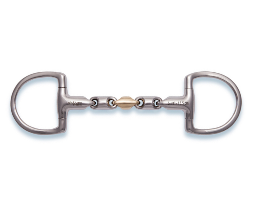 Stubben Waterford MAX RELAX D-Ring Snaffle Bit #2257