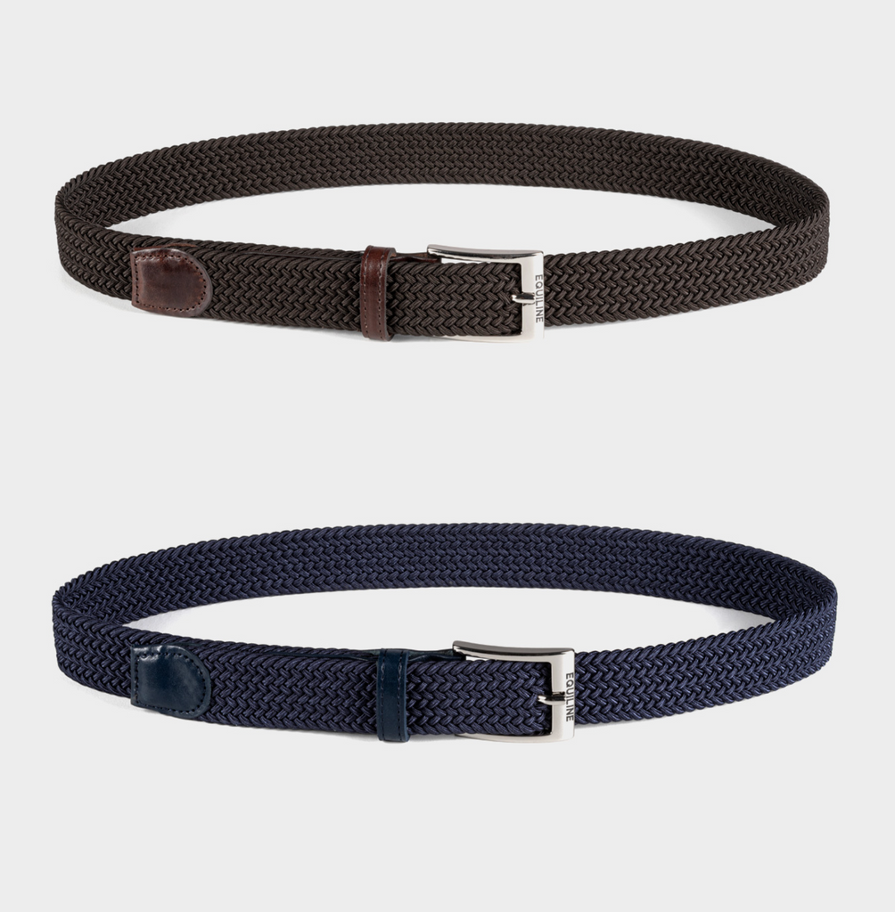 Equiline Ecalis Elastic Braided Leather Unisex Belt