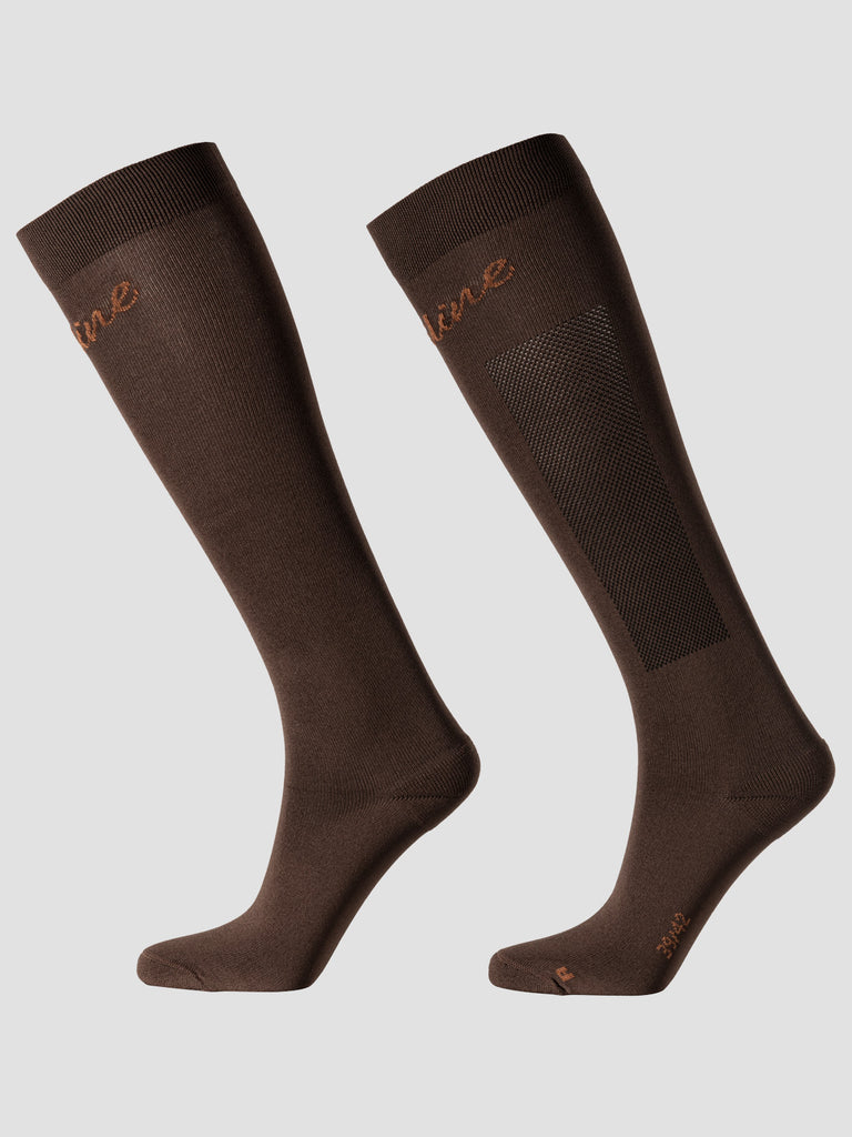 Equiline Eqgreg Unisex Riding Socks with Script Logo