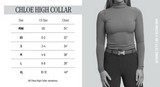 TKEQ Chloe High Collar Technical Top