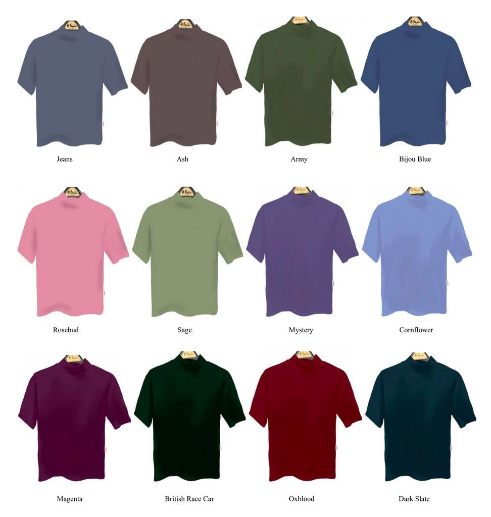 Tailored Sportsman IceFil Mock Neck Short Sleeve Sun Shirt