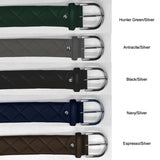 Tailored Sportsman Quilted Leather C Belt