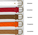 Tailored Sportsman Quilted Leather C Belt