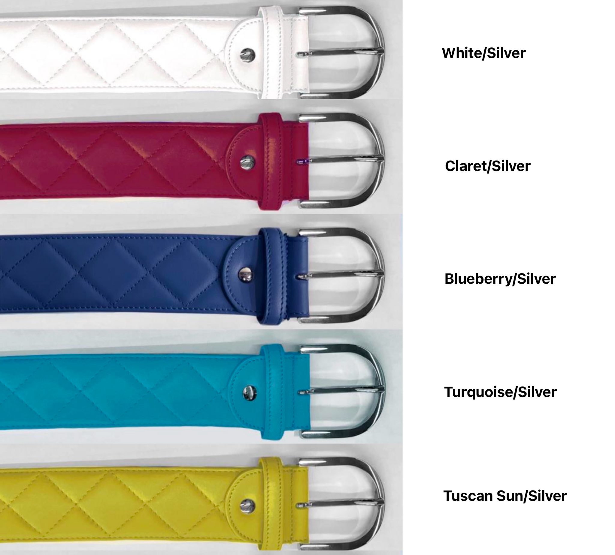 Ceinture Tailored Sportsman Clarino Quilted C – Améthyste – Taille SMALL – Occasion