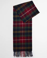 Barbour Merino Cashmere Winterberry Tartan Scarf