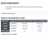 EquiFit EXP3 Hind Boots with Tab Closure