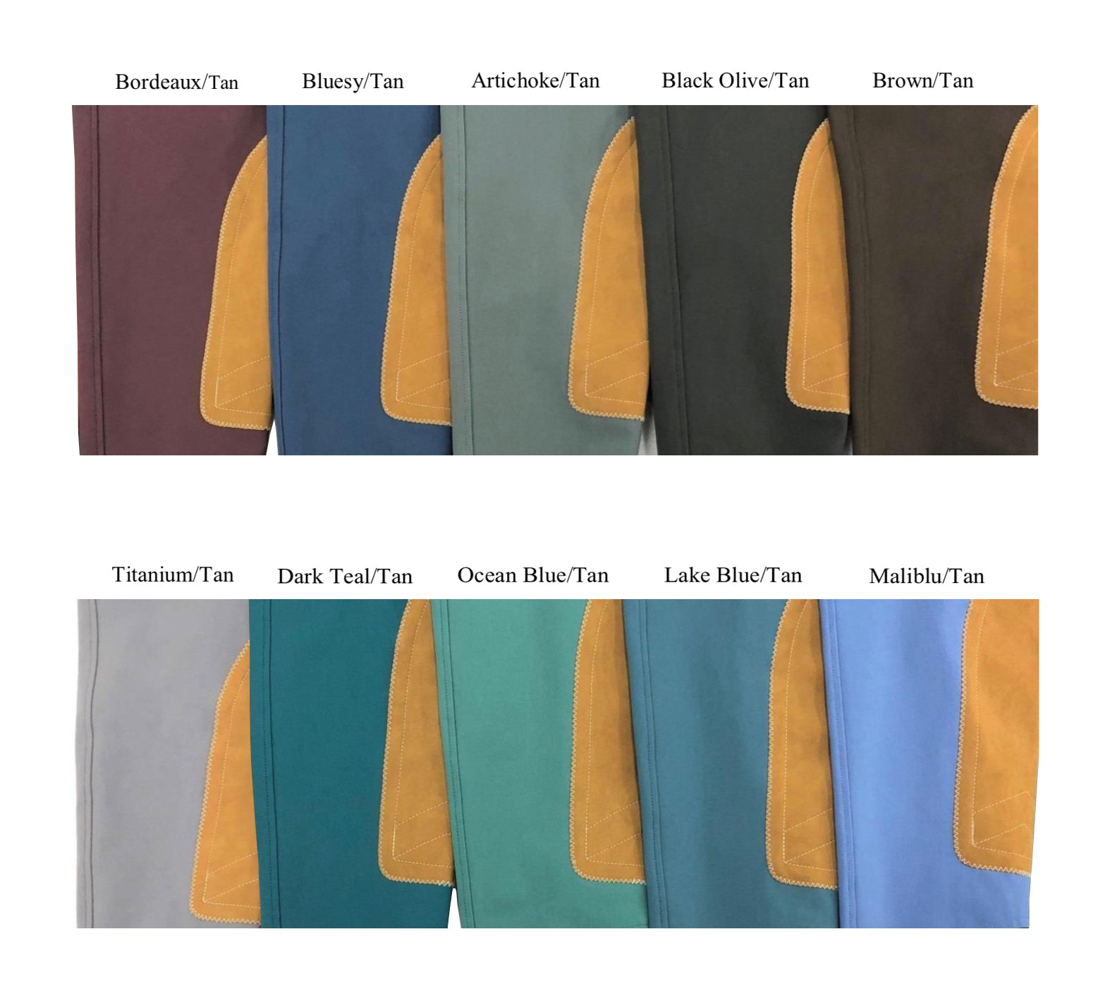Tailored Sportsman Children's Front Zip Breech with Tan Knee Patches ...