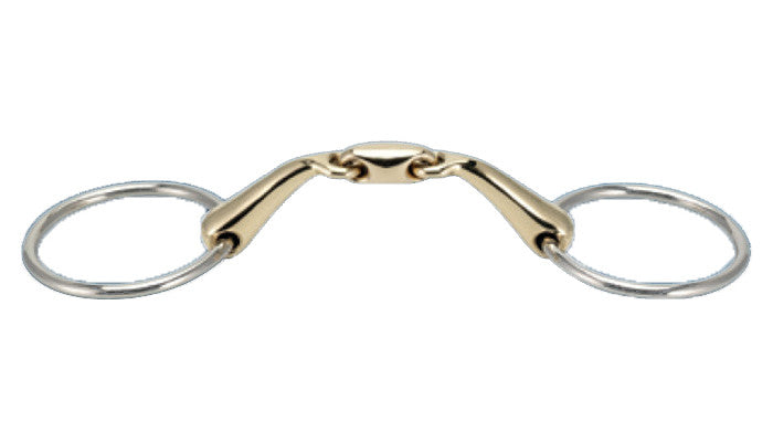 Stubben Steeltec Sweet Copper Anatomic Loose Ring Snaffle Bit 2223