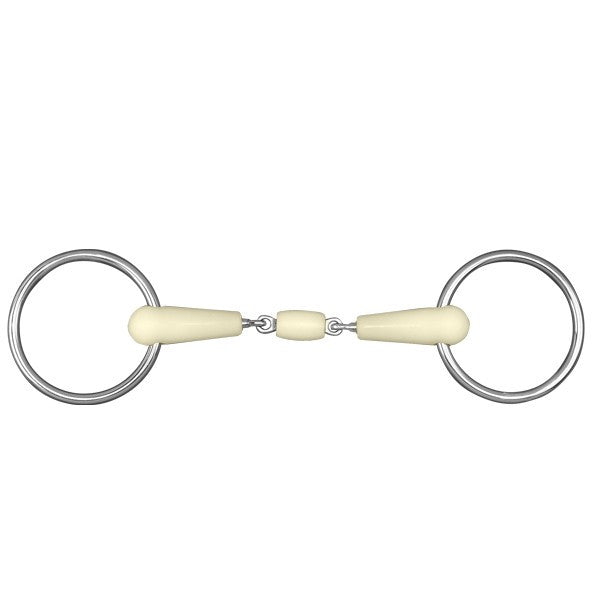 Happy Mouth Double Jointed Loose Ring w/ Roller Mouth Bit