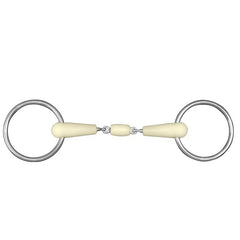 Happy Mouth Double Jointed Loose Ring w/ Roller Mouth Bit - North Shore Saddlery