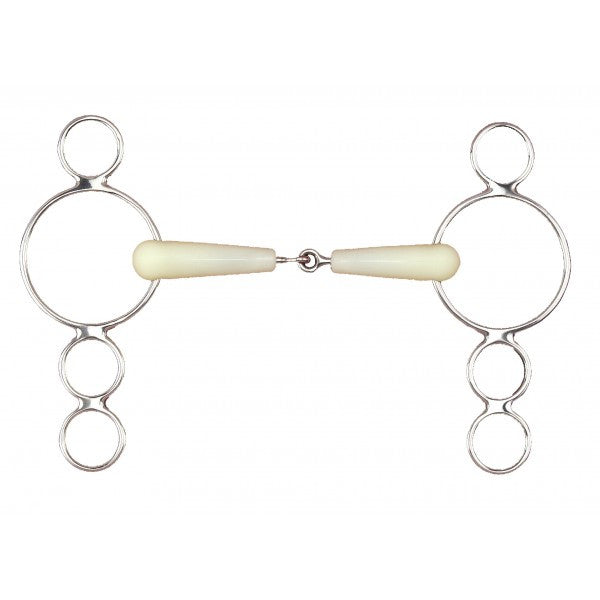 Happy Mouth 3 Ring Jointed Mouth Pessoa Gag Bit