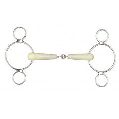 Happy Mouth 2 Ring Jointed Mouth Pessoa Gag Bit - North Shore Saddlery