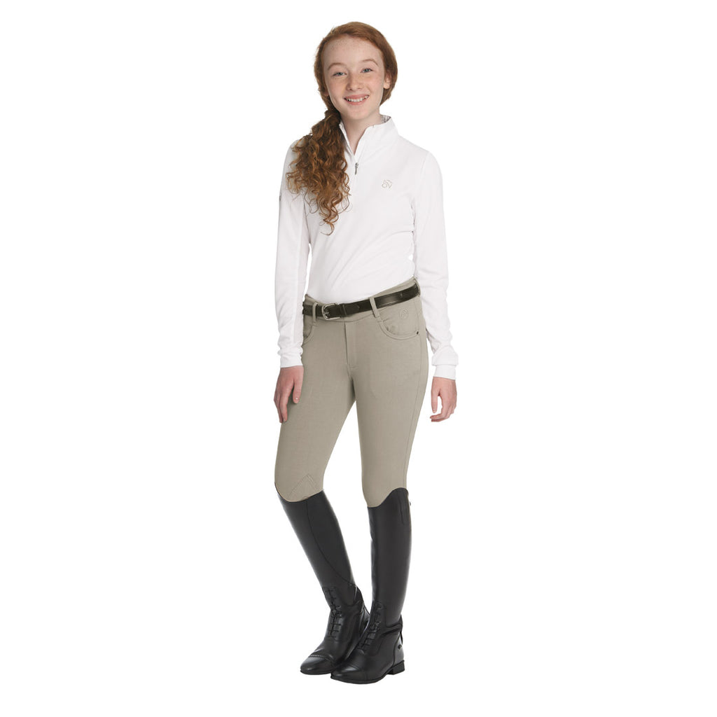 Ovation Children's Euro Melange Knee Patch Breech