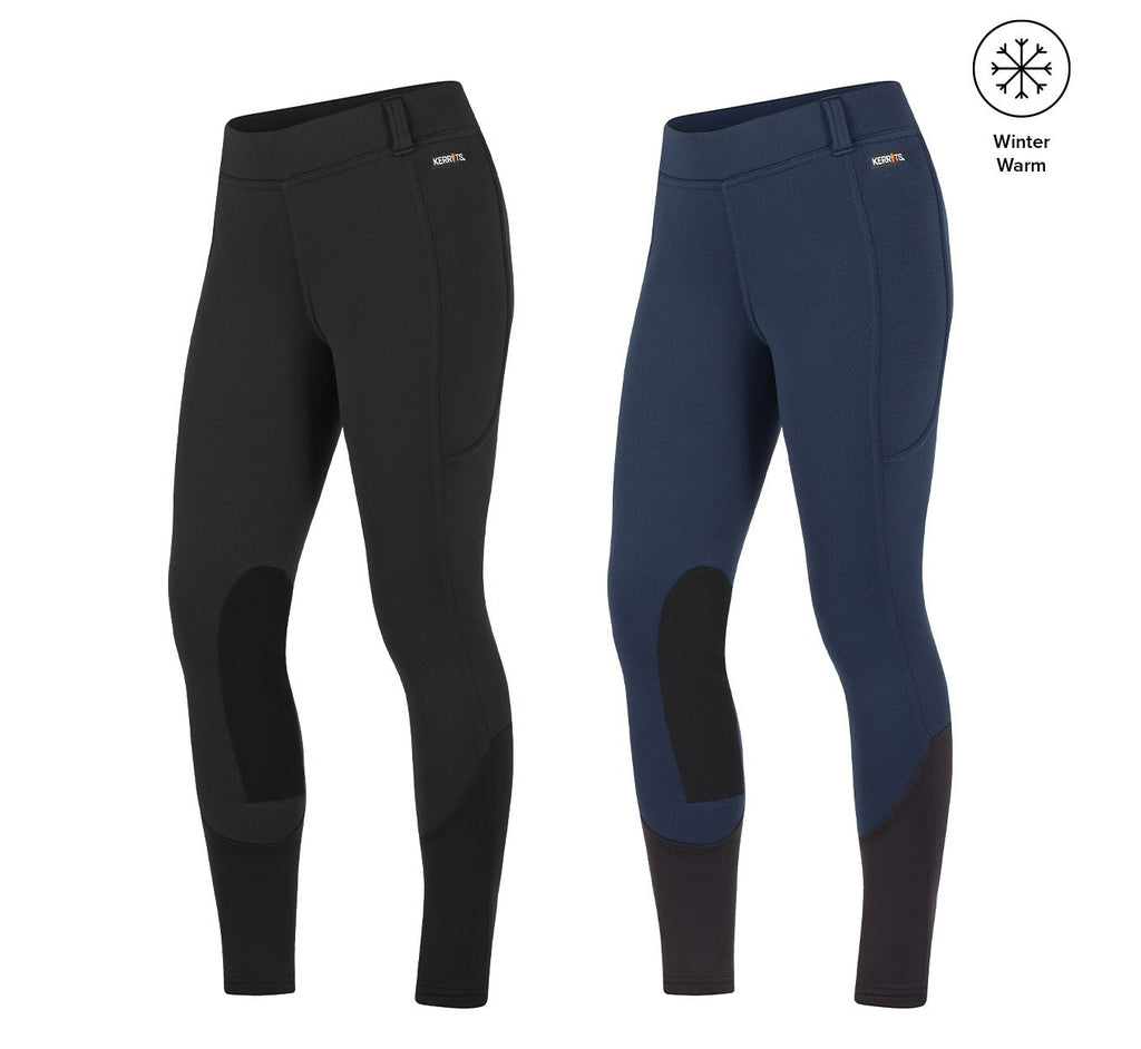 Kerrits Kids Sit Tight Wind Pro Knee Patch Winter Tight - SALE