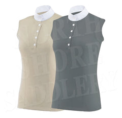 Animo Bombay Sleeveless Piquet Technical Competition Shirt - SALE - North Shore Saddlery